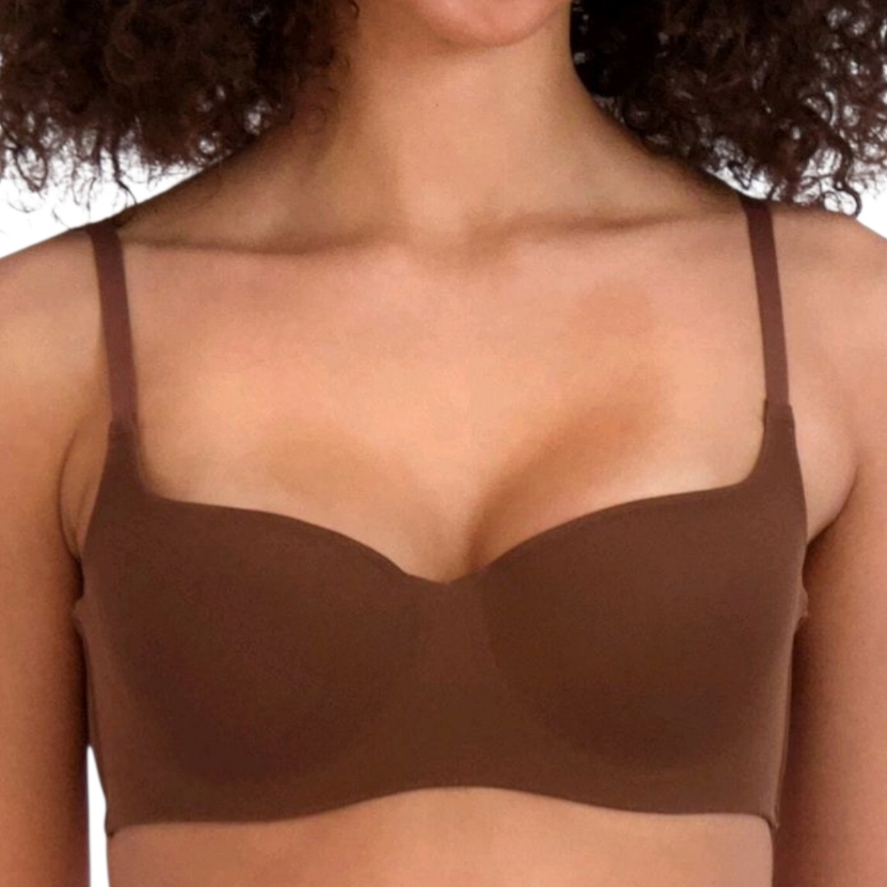 Steve Madden Mesh Balconette Bra Tiramisu NWT 36B MSRP $58 MACY'S